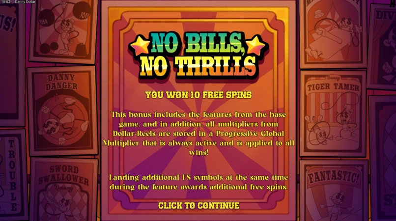 Danny Dollar Slot Bónus Raundlar
