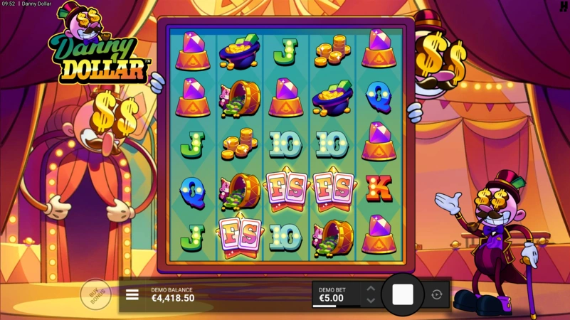 Danny Dollar Slot Scatter Simvollar